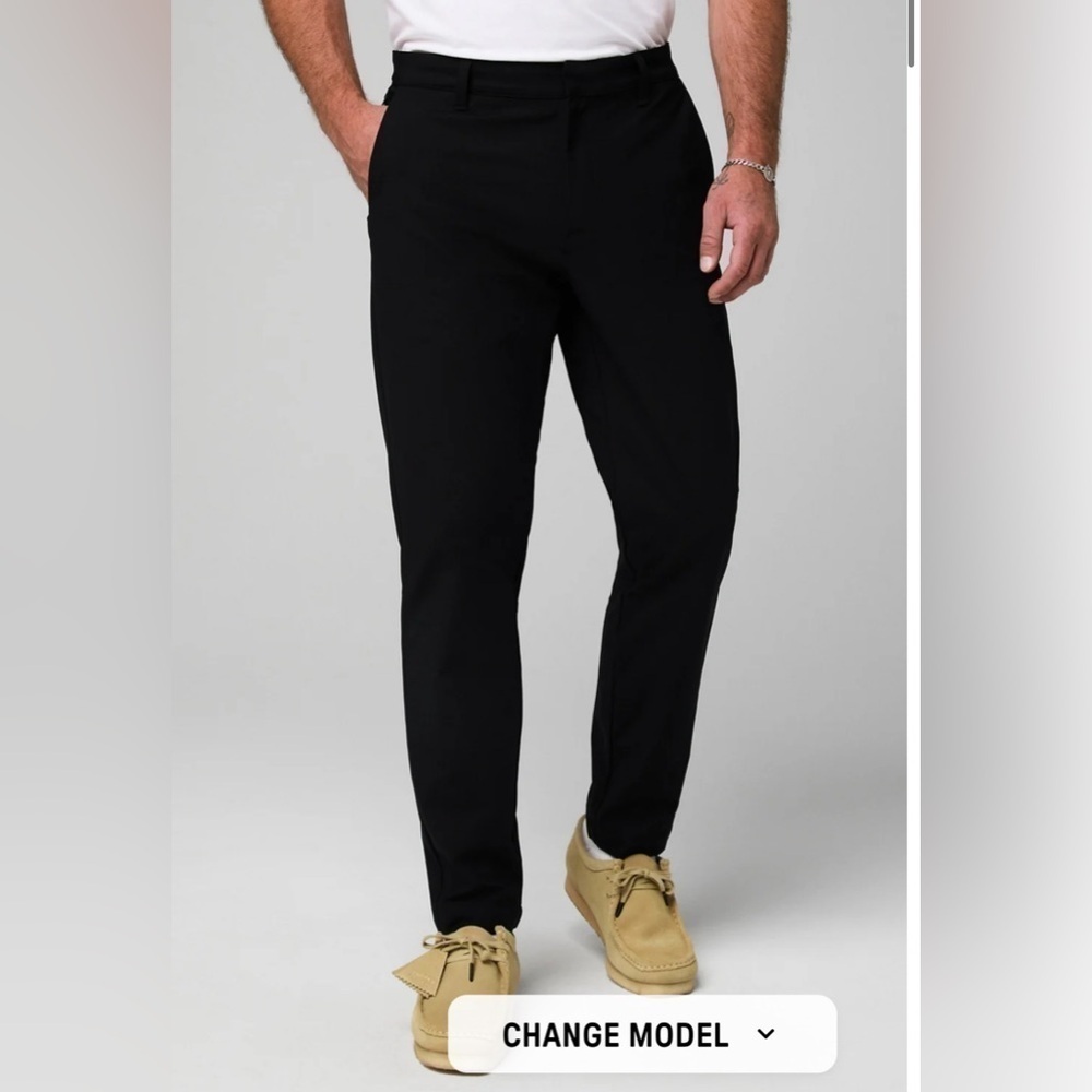 Fabletics The Don Trouser (Classic Fit) Black Size 33